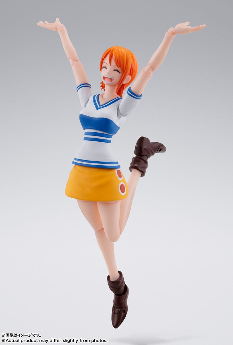 Bandai S.H. Figures One Piece - Nami Romance Dawn (14 cm)
