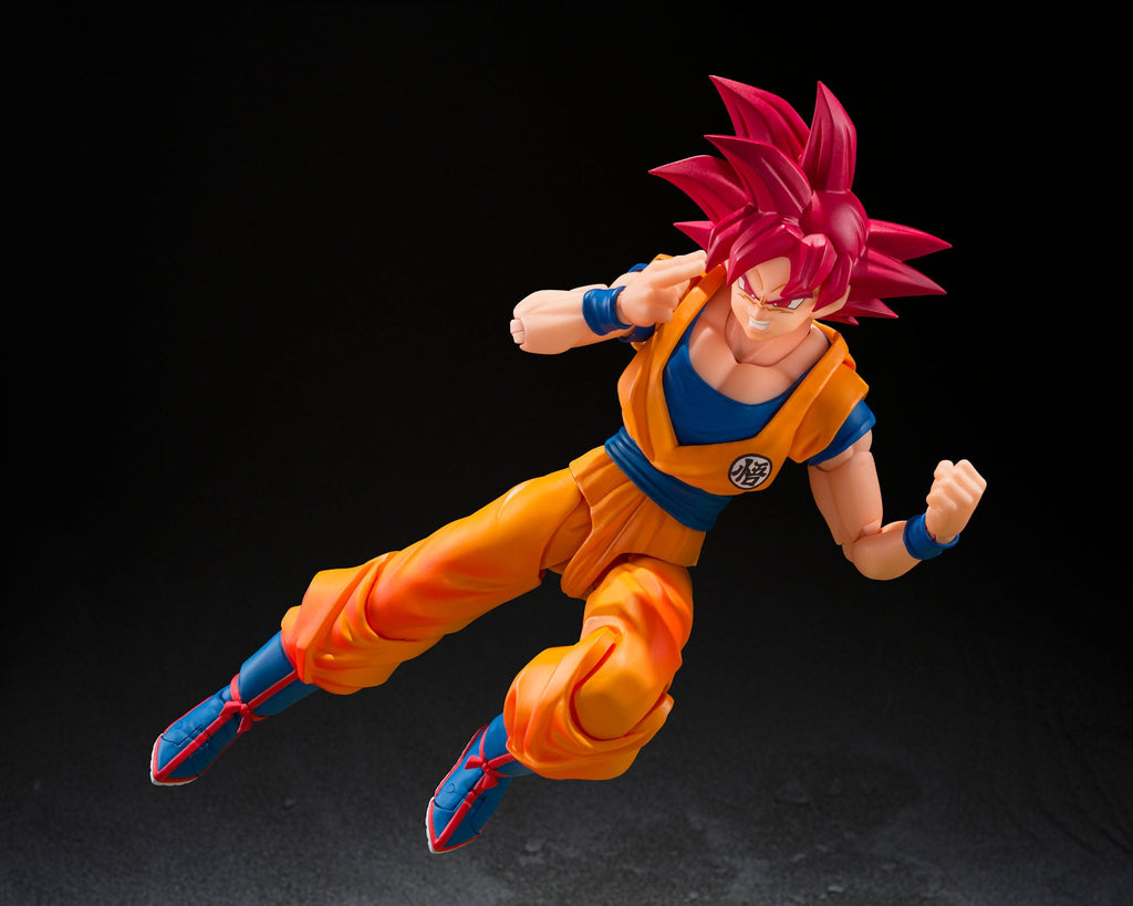 Bandai S.H. Figuarts Dragon Ball Super - Super Saiyan God Son Goku God Aura (15 cm)