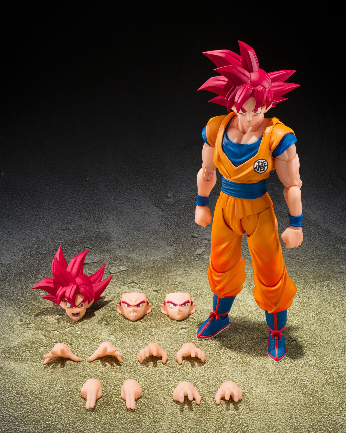 Bandai S.H. Figuarts Dragon Ball Super - Super Saiyan God Son Goku God Aura (15 cm)