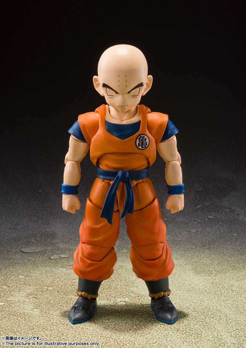Bandai S.H. Figuarts Dragon Ball Z - Figure Krillin-Earth's Strongest Man (12 cm)