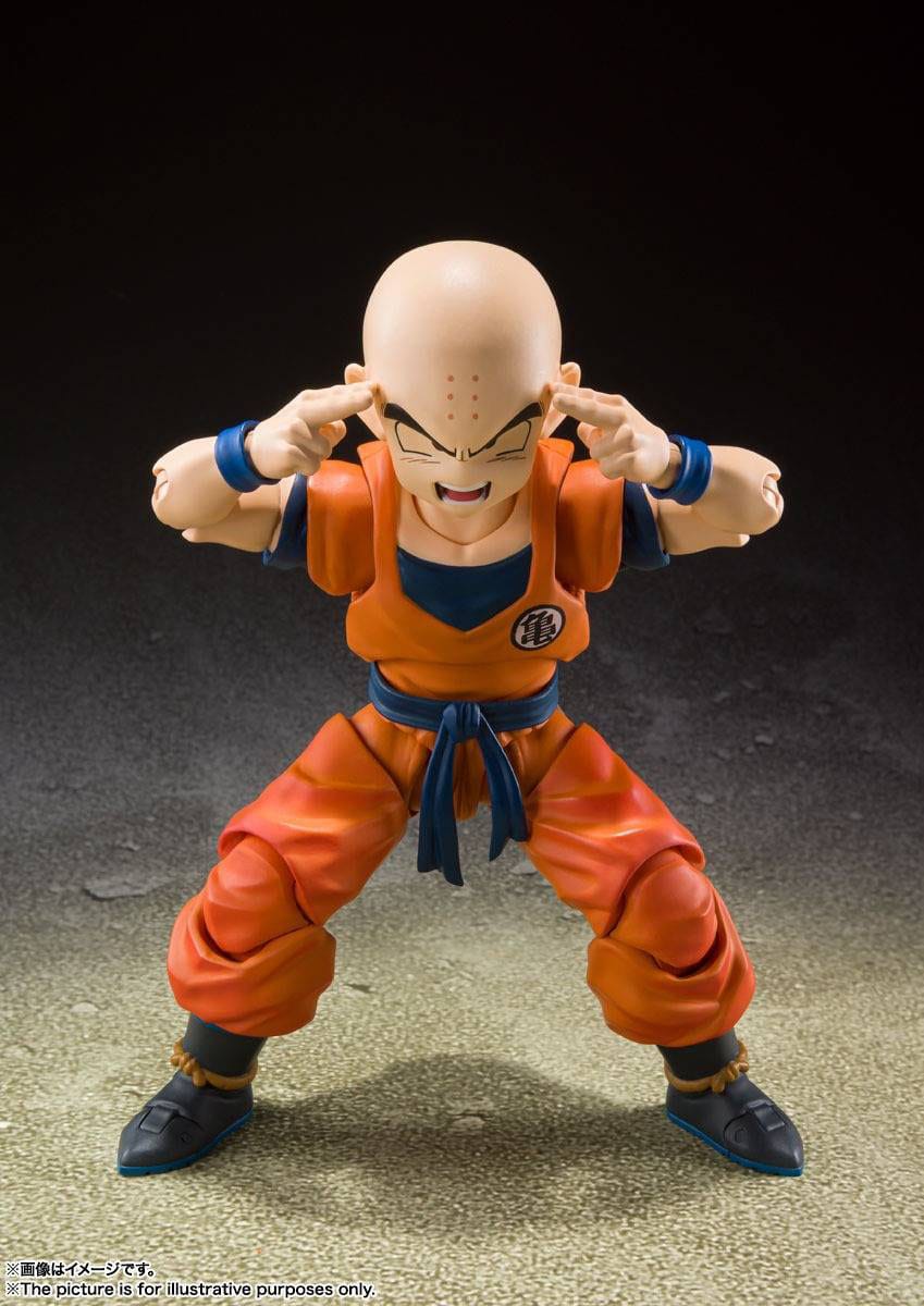 Bandai S.H. Figuarts Dragon Ball Z - Figure Krillin-Earth's Strongest Man (12 cm)