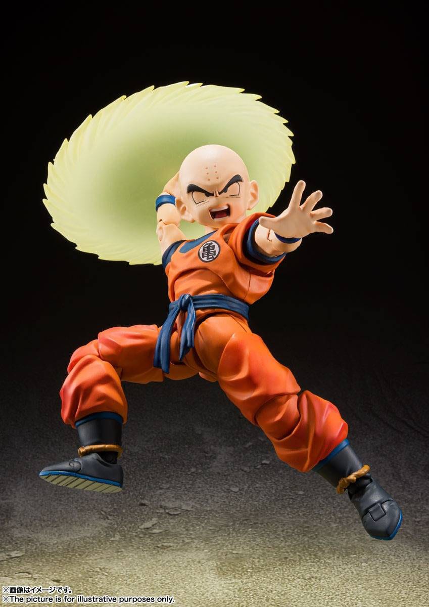 Bandai S.H. Figuarts Dragon Ball Z - Figure Krillin-Earth's Strongest Man (12 cm)