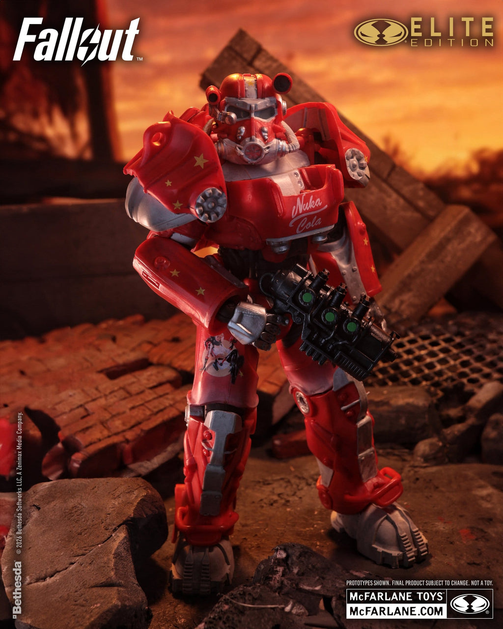 McFarlane Toys Gold Label Fallout - T-60 Power Armor Nuka-Cola Elite Edition (19 cm)