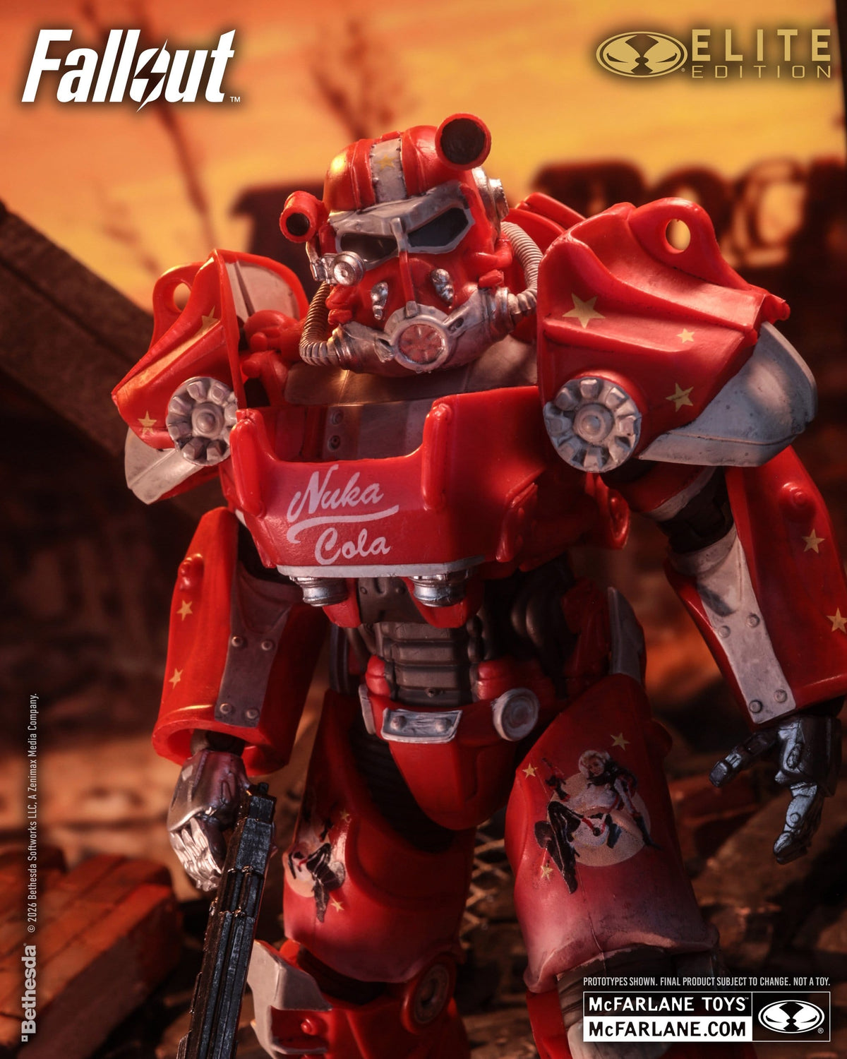 McFarlane Toys Gold Label Fallout - T-60 Power Armor Nuka-Cola Elite Edition (19 cm)