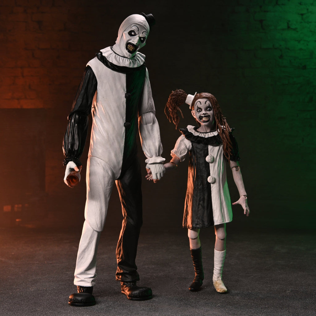 NECA Terrifier 2 - Ultimate Art the Clown & Little Pale Girl 2-Pack (18 cm)