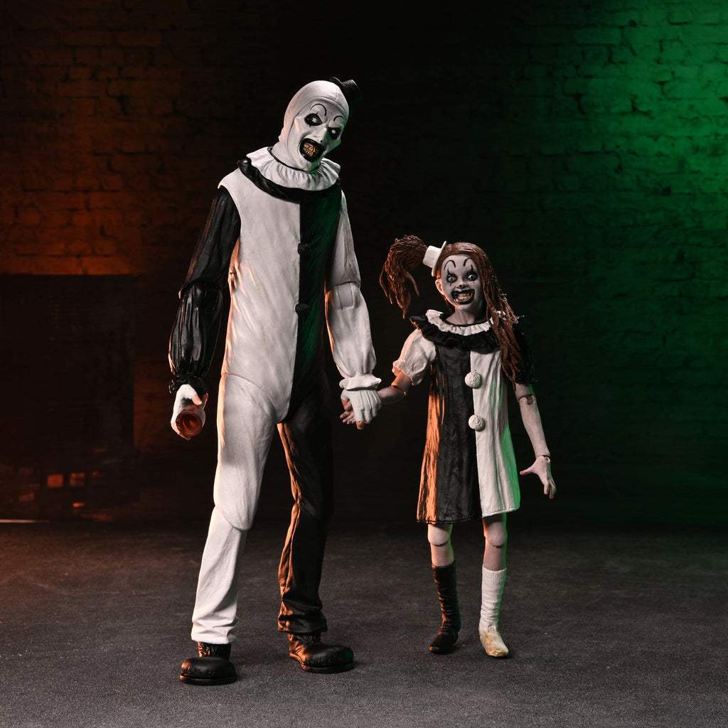 NECA Terrifier 2 - Ultimate Art the Clown & Little Pale Girl 2-Pack (18 cm)